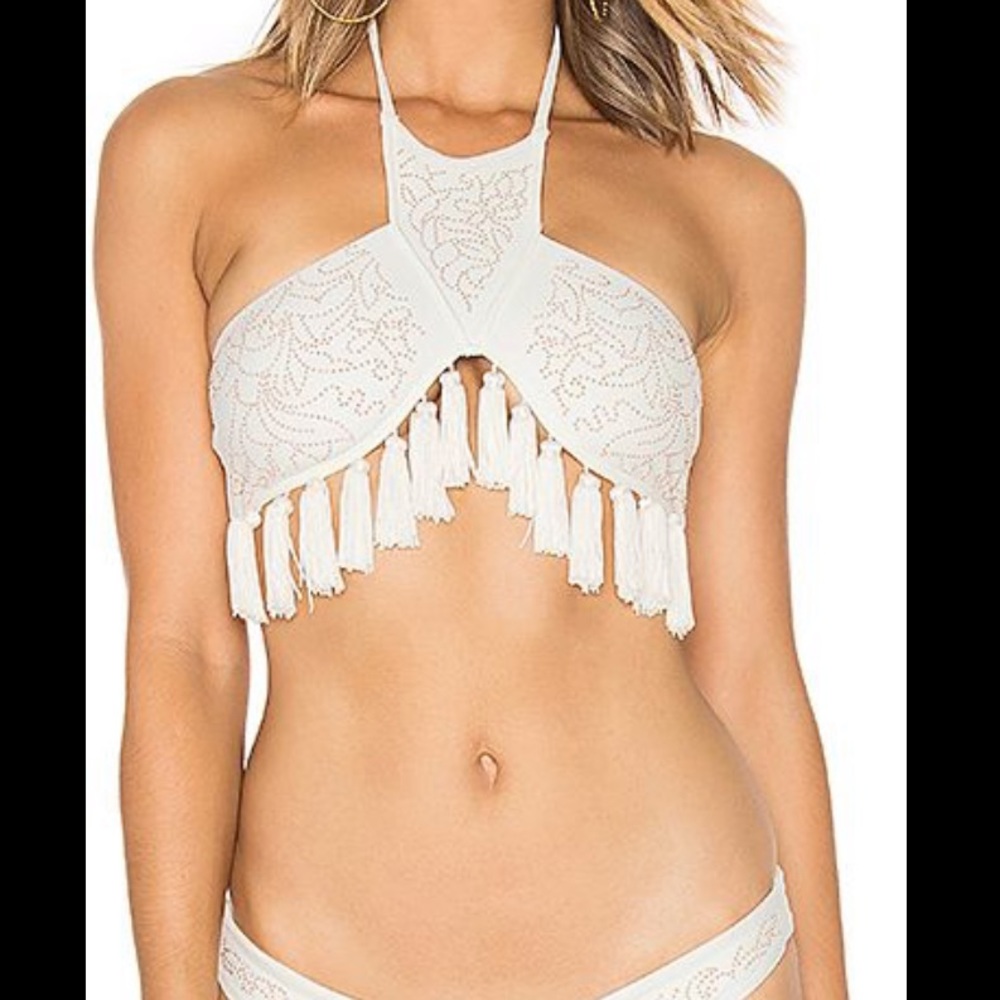 Beach riot tassel bikini top
